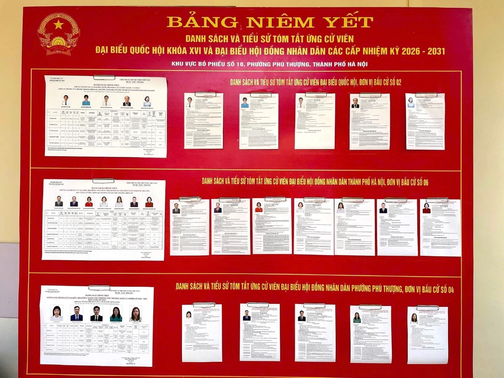 Bầu cử Quốc hội và HĐND: Hà Nội rực rỡ cờ hoa hướng về ngày hội non sông - Ảnh 8.