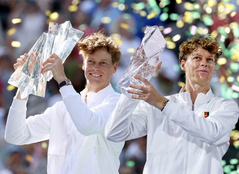 Sinner lập hàng loạt kỷ lục khó tin khi hoàn tất 'Sunshine Double', áp sát vị trí số 1 của Alcaraz - Ảnh 2.