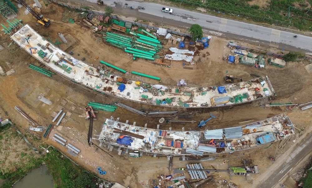 Hà Nội: Đẩy nhanh tiến độ dự án nút giao khác mức vành đai 3,5 với Đại lộ Thăng Long - Ảnh 2.