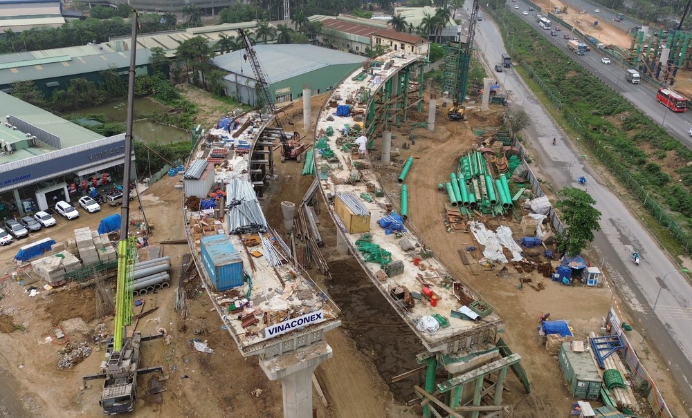 Hà Nội: Đẩy nhanh tiến độ dự án nút giao khác mức vành đai 3,5 với Đại lộ Thăng Long - Ảnh 13.