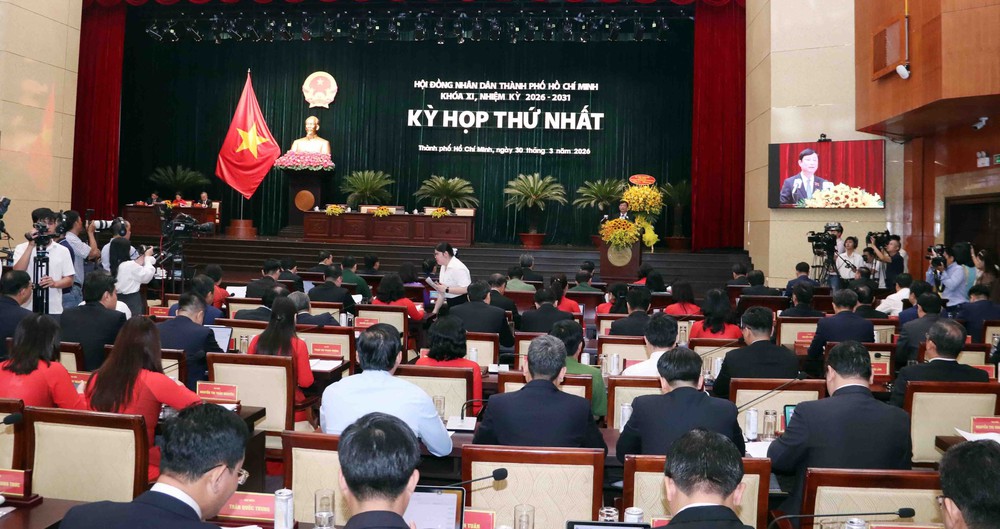 Khai mạc Kỳ họp thứ nhất Hội đồng nhân dân Thành phố Hồ Chí Minh nhiệm kỳ 2026-2031 - Ảnh 4. Khai mạc Kỳ họp thứ nhất Hội đồng nhân dân Thành phố Hồ Chí Minh nhiệm kỳ 2026-2031 - Ảnh 4.