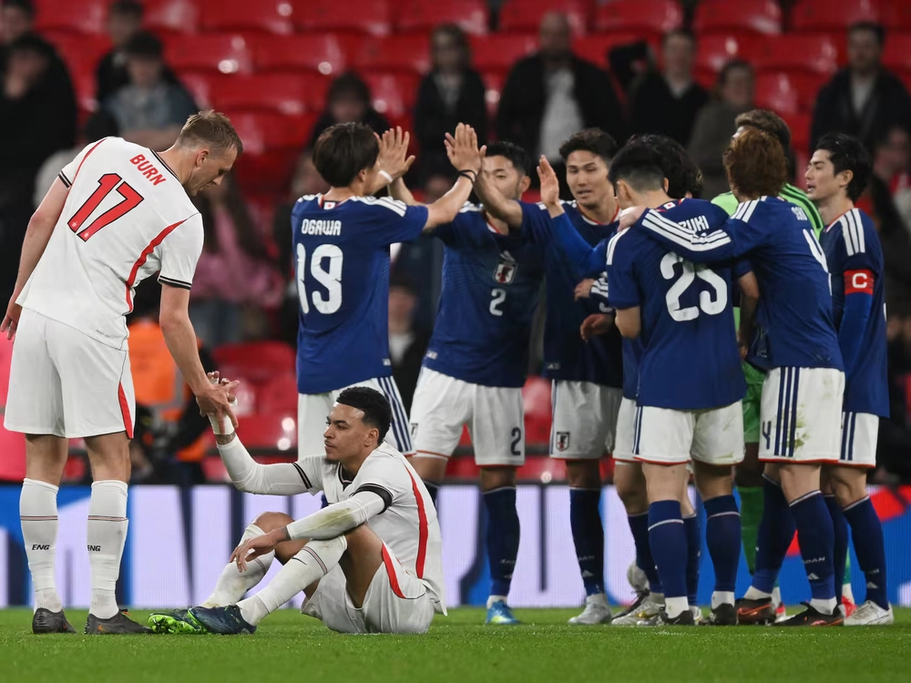 Đội tuyển Nhật Bản lần đầu thắng Anh ngay tại Wembley
 - Ảnh 1.