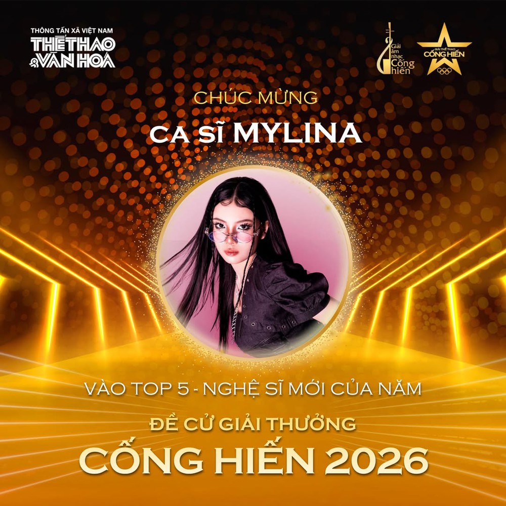 MYLINA lọt Top 5 đề cử Cống hiến 2026: "Đây là phép màu và cột mốc tự hào nhất" - Ảnh 1.
