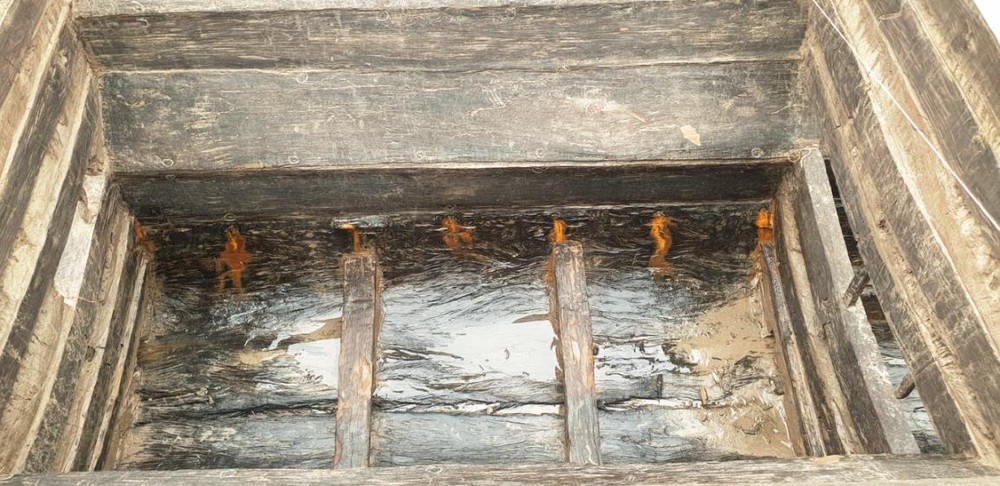 Nhìn lại 1 năm phát hiện cặp thuyền gỗ trên sông Dâu cổ - Ảnh 2.