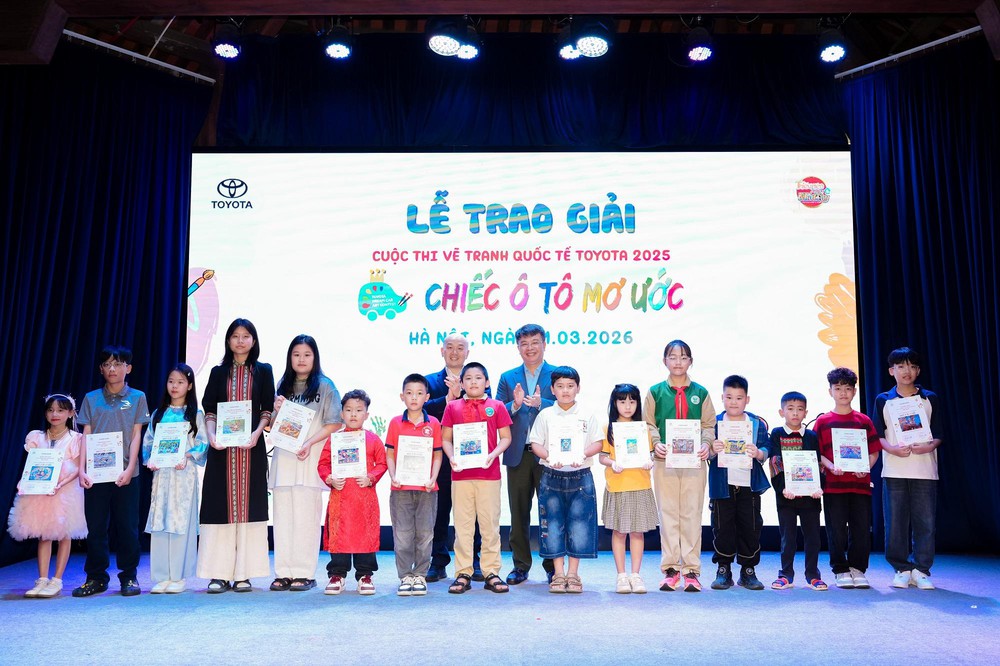 15 năm Toyota Việt Nam đầu tư cho thế hệ tương lai thông qua Cuộc thi vẽ tranh quốc tế Toyota - Chiếc ô tô mơ ước - Ảnh 1.