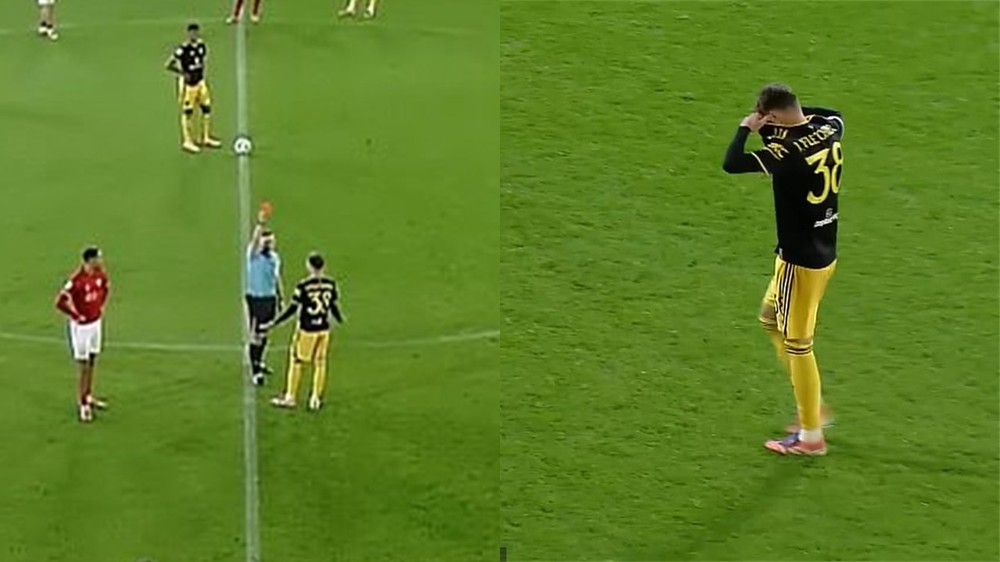 Con trai huyền thoại MU bị cấm thi đấu vì xúc phạm đối thủ - Ảnh 1.