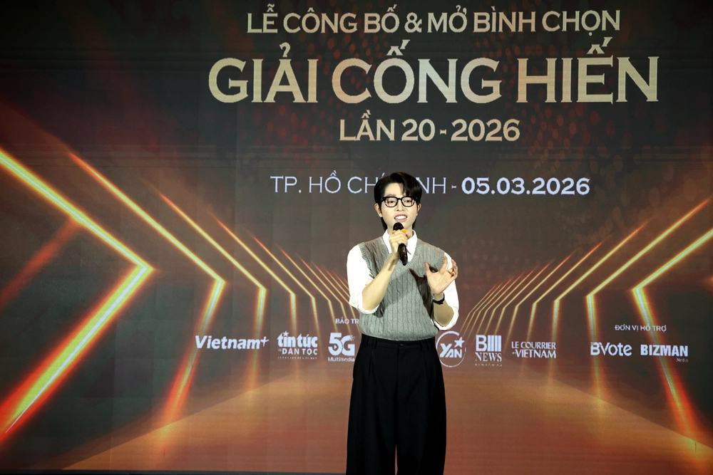 Chùm ảnh: Toàn cảnh Lễ công bố Giải thưởng Cống hiến 2026 - Ảnh 6.