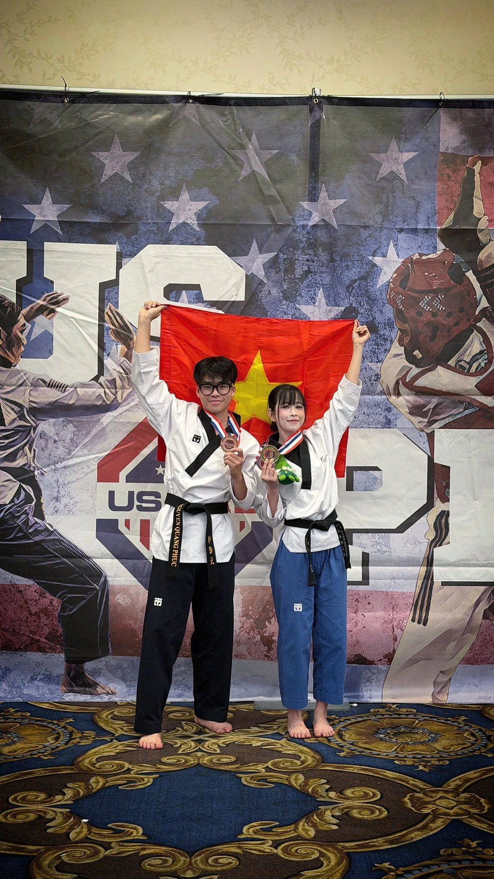 Hoa khôi làng võ Việt Nam giành HCV taekwondo tại Mỹ - Ảnh 3.