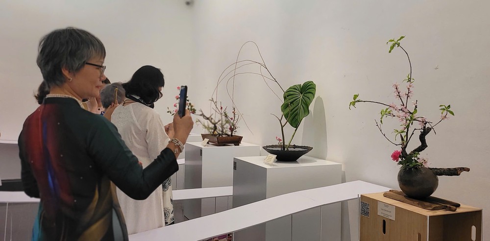 Chiêm ngưỡng nghệ thuật hoa đạo Nhật Bản trong không gian văn hóa Hà Nội - Ảnh 3.