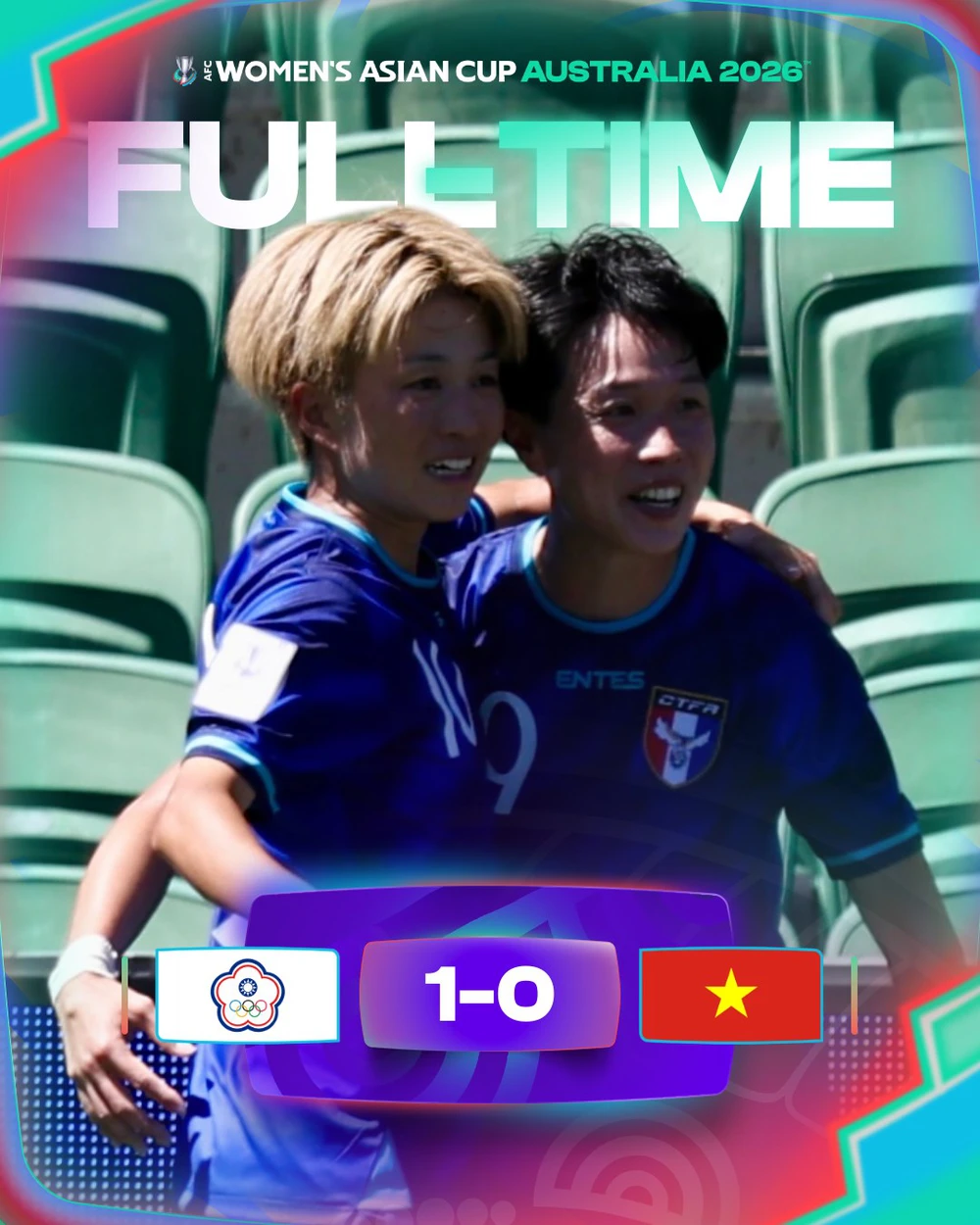 ĐT nữ Việt Nam thua trận đầu tiên ở giải vô địch bóng đá nữ châu Á 2026 - Ảnh 1.