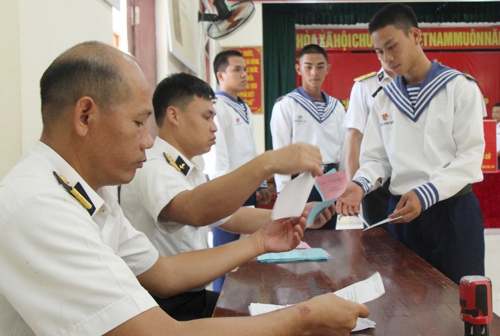 Bầu cử Quốc hội và HĐND: Bầu cử sớm ở đặc khu Trường Sa - Ảnh 3.