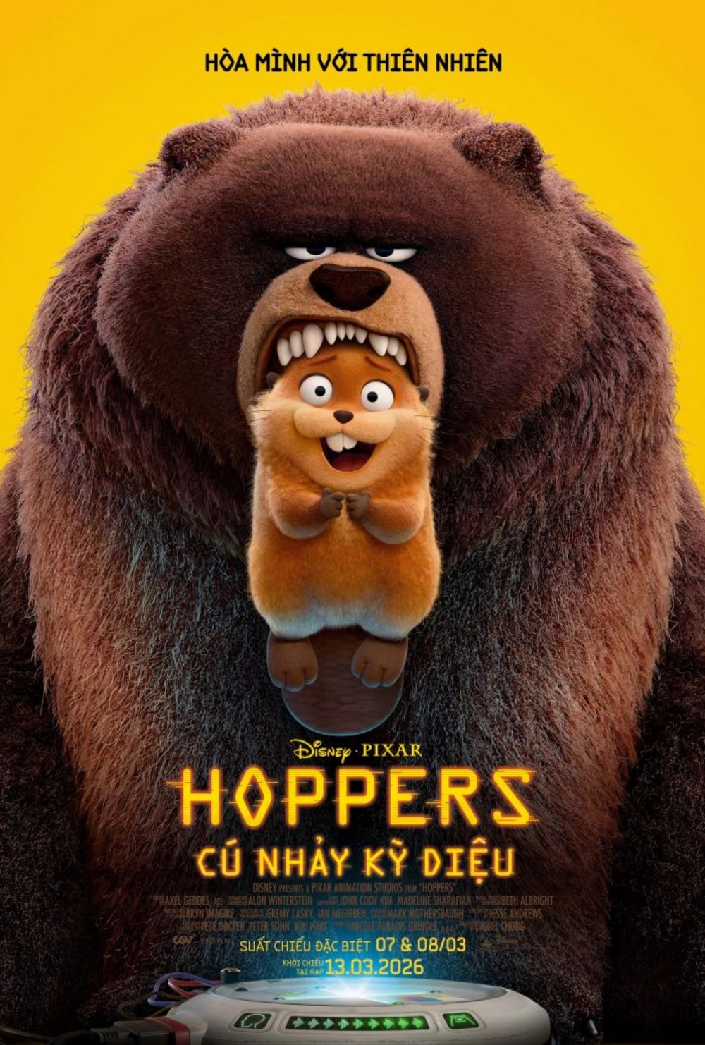 Pixar trở lại đỉnh cao: “Hoppers” - bộ phim gốc đầu tiên làm bùng nổ sau gần một thập kỷ - Ảnh 1.