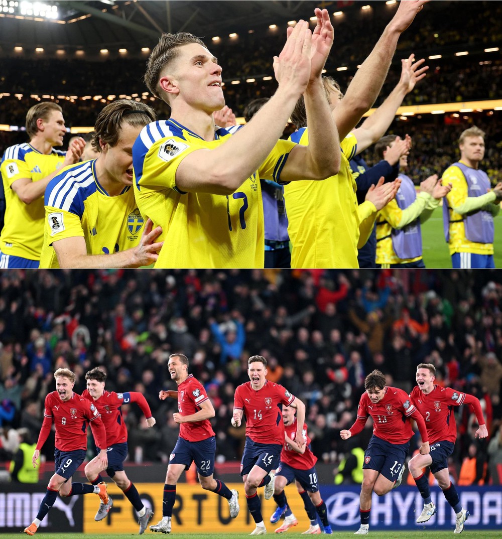 Thụy Điển và Czech giành vé: Hai con đường, một đích đến - Ảnh 1.