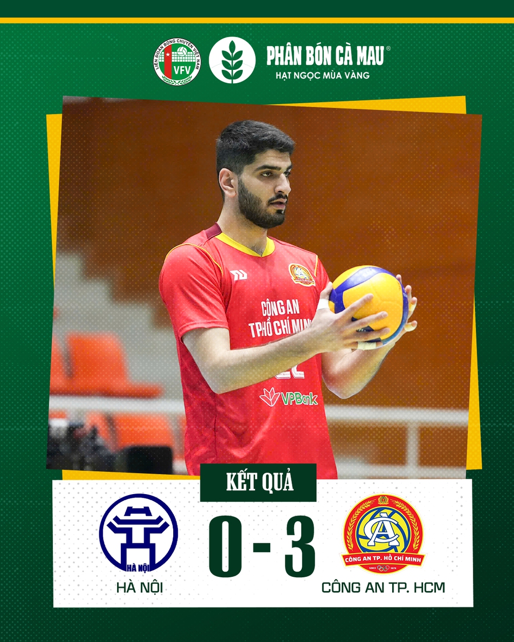 Ngoại binh Iran ghi điểm như máy, Công An TPHCM xây chắc ngôi đầu giải bóng chuyền VĐQG - Ảnh 1.