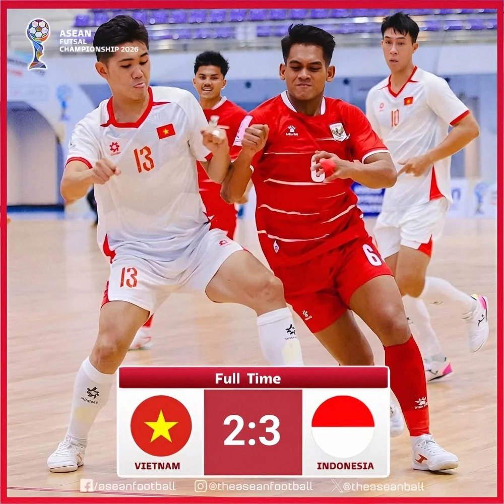 Thua ĐT Indonesia, ĐT futsal Việt Nam đá trận tranh hạng 3 - Ảnh 1.
