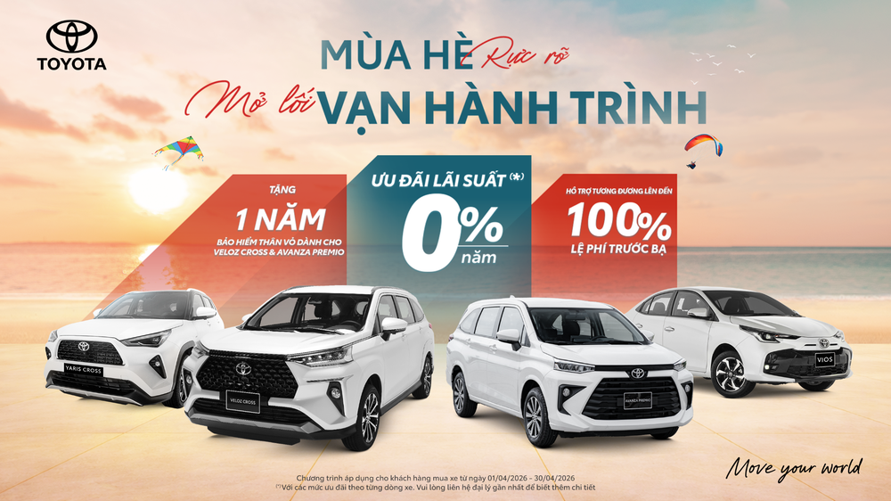 Toyota duy trì sức mua với chương trình ưu đãi lớn trong tháng 4 - Ảnh 1.