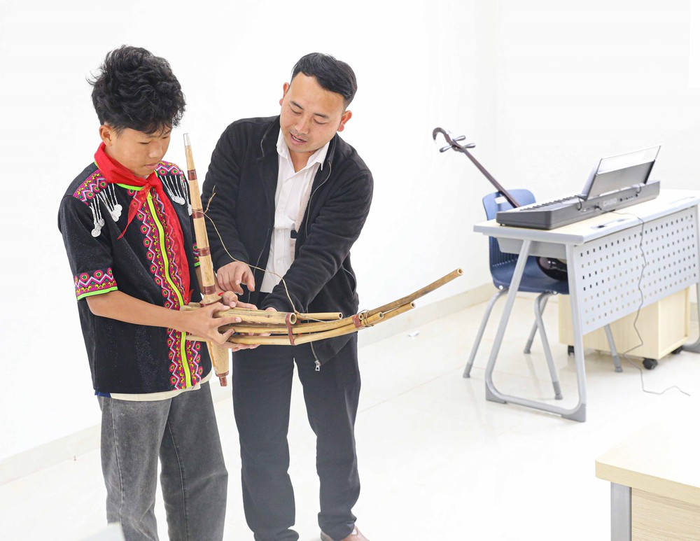 Văn hóa truyền thống lan tỏa trong trường học tại Điện Biên - Ảnh 1.