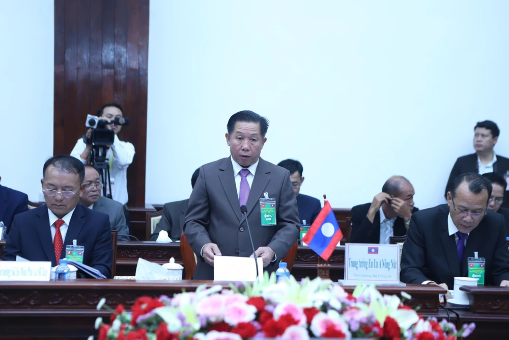 Việt Nam-Lào thúc đẩy tăng cường hợp tác an ninh - Ảnh 2. Việt Nam-Lào thúc đẩy tăng cường hợp tác an ninh - Ảnh 2.