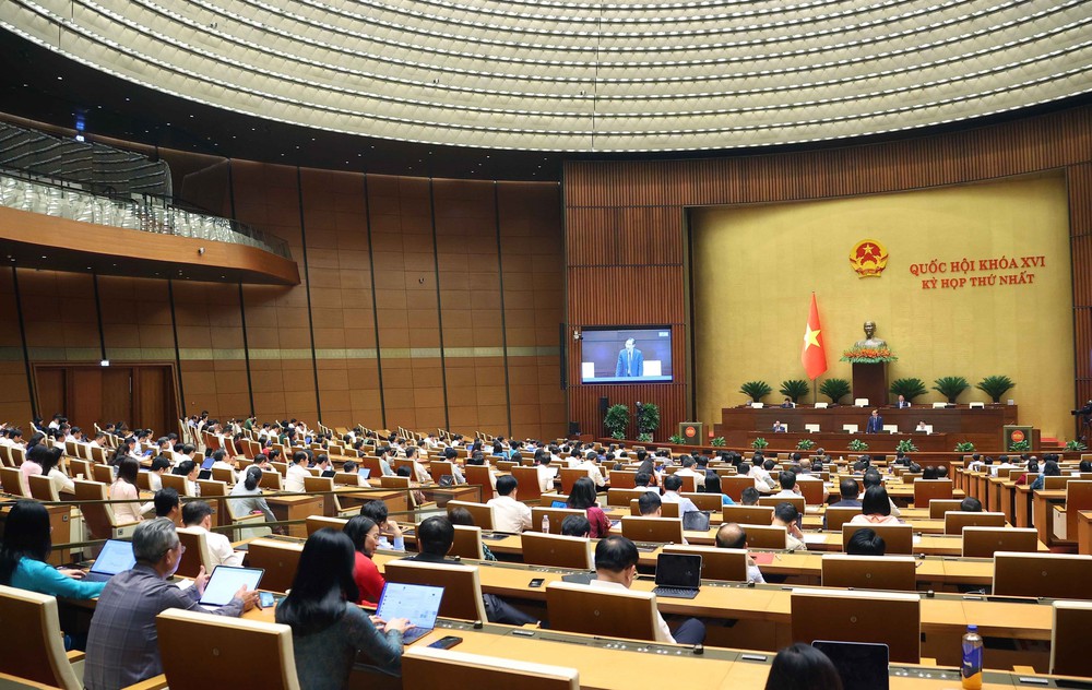 Thông cáo báo chí số 08, Kỳ họp thứ Nhất, Quốc hội khóa XVI - Ảnh 1.