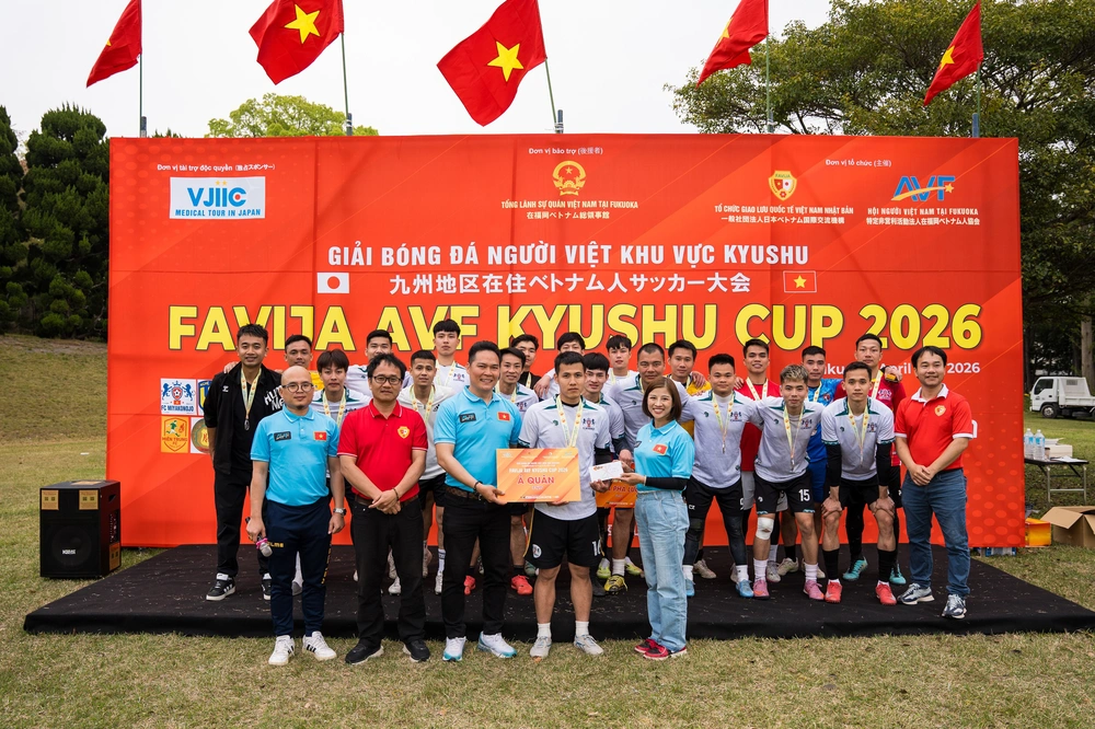 Sôi động giải bóng đá người Việt tại Nhật Bản hướng về Trường Sa - Ảnh 2.