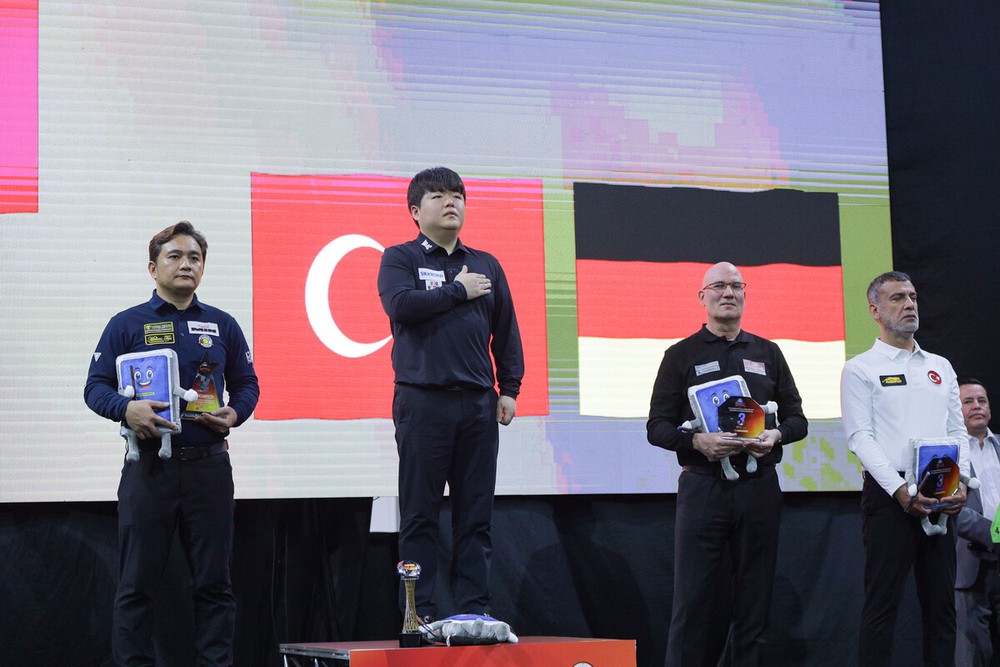 Trần Thanh Lực thua đầy tiếc nuối trước cơ thủ số một thế giới ở chung kết World Cup - Ảnh 2.