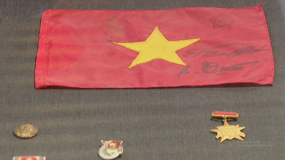 Những kỷ vật từng du hành vào không gian mang theo khát vọng Việt – Nga - Ảnh 1. Những kỷ vật từng du hành vào không gian mang theo khát vọng Việt – Nga - Ảnh 1.