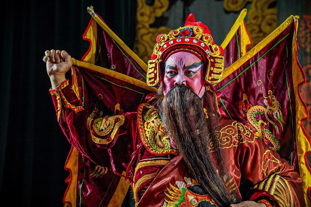 "Vẽ mặt" - hồn cốt của nghệ thuật Tuồng - Ảnh 11.