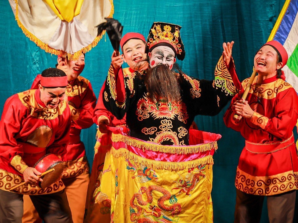 "Vẽ mặt" - hồn cốt của nghệ thuật Tuồng - Ảnh 9.