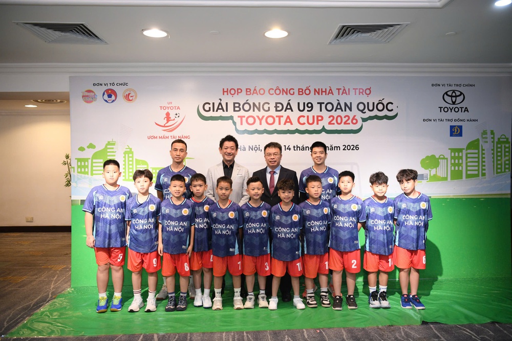 35 đội bóng tham dự Giải bóng đá U9 toàn quốc Toyota Cup 2026 - Ảnh 1.