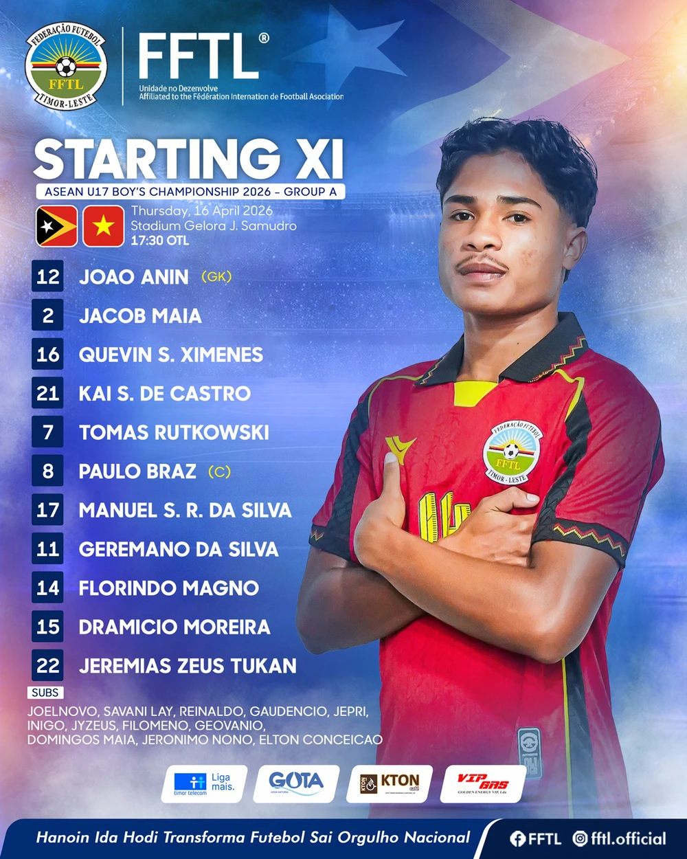 TRỰC TIẾP bóng đá Việt Nam vs Timor Leste 15h30 hôm nay: Hai đội công bố đội hình ra sân - Ảnh 3.