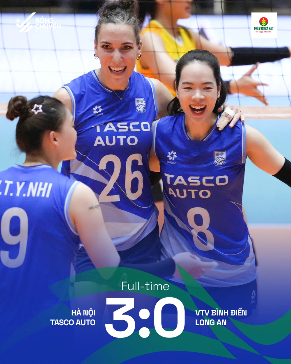 ĐKVĐ VTV Bình Điền Long An gục ngã trước sức mạnh tuyệt đối của Hà Nội Tasco - Ảnh 1.