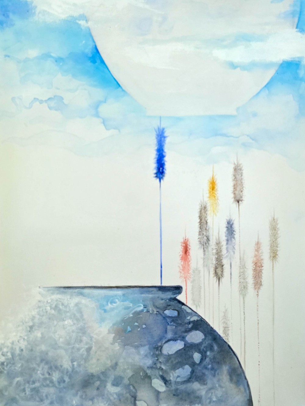 Xem thế giới những chiếc bình trong triển lãm cá nhân của họa sĩ Son Yun Seok - Ảnh 3.