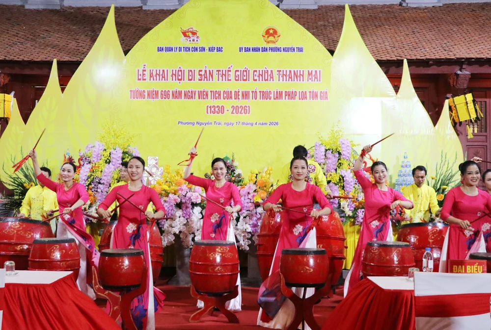 Khai hội truyền thống di sản thế giới chùa Thanh Mai, tưởng nhớ Đệ Nhị Tổ Pháp Loa tôn giả - Ảnh 5.