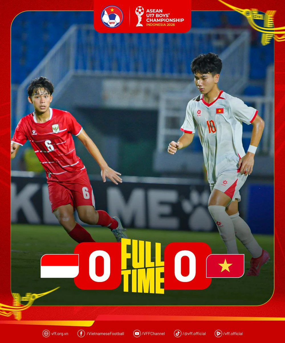 U17 Indonesia bị loại, U17 Việt Nam gặp tuyển trẻ Australia tại bán kết - Ảnh 1.