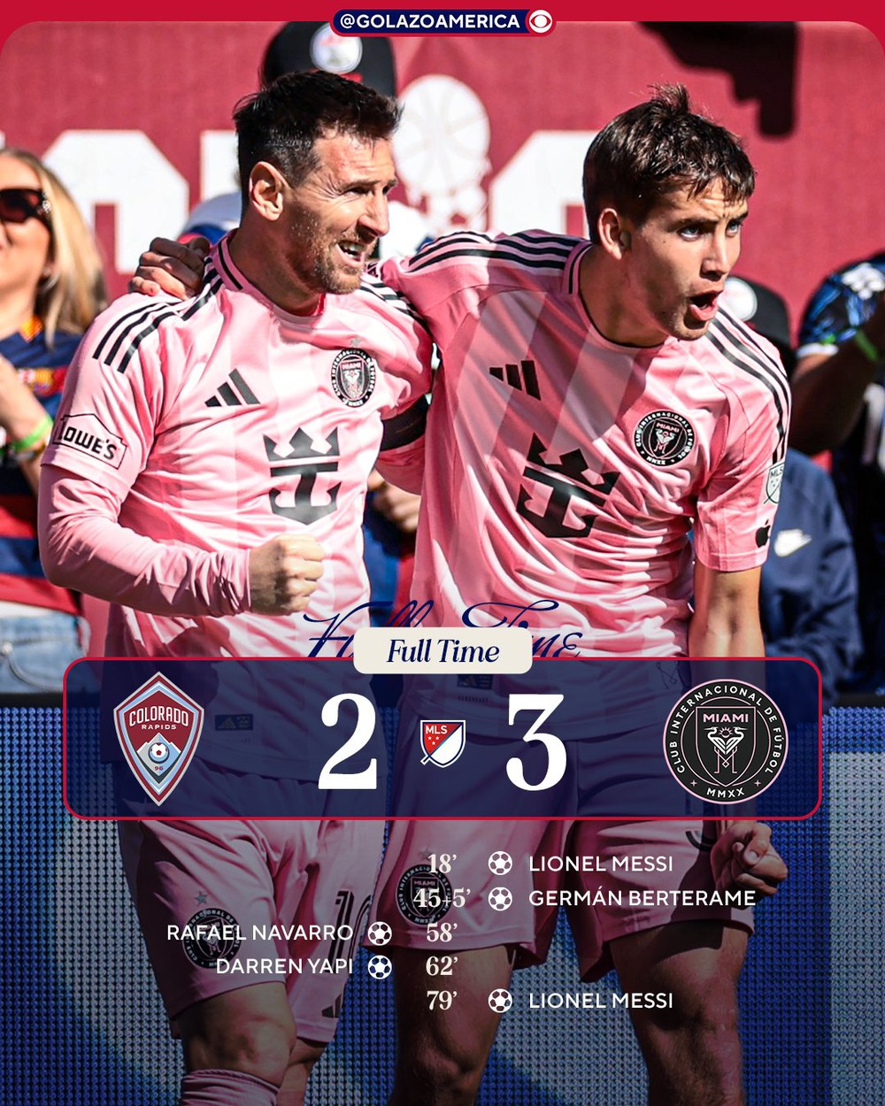 Lập cú đúp giúp Inter Miami thắng kịch tính, Messi còn kém Ronaldo bao nhiêu bàn? - Ảnh 1.