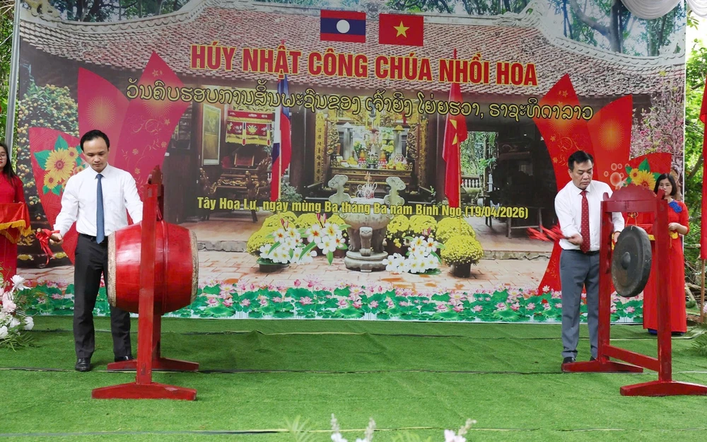 Lễ hội truyền thống Đền thờ Công chúa Nhồi Hoa (Ninh Bình) - Ảnh 4.