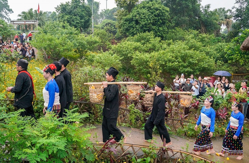 Tái hiện Lễ cưới hai lần của dân tộc Thái, tỉnh Thanh Hoá - Ảnh 13.