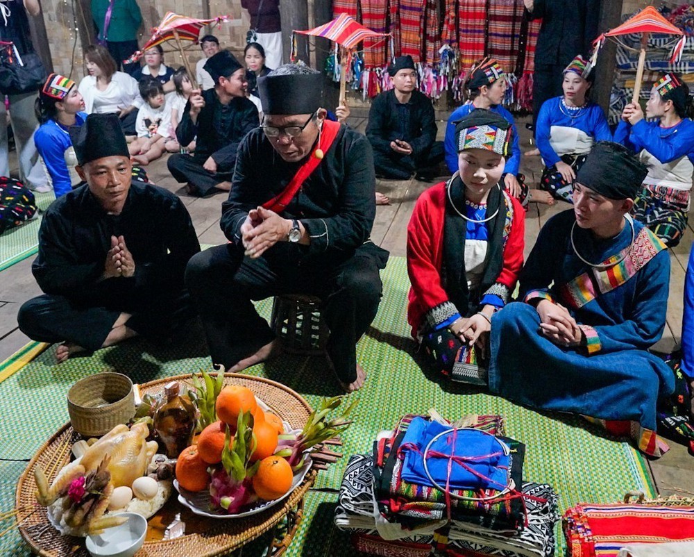 Tái hiện Lễ cưới hai lần của dân tộc Thái, tỉnh Thanh Hoá - Ảnh 10.