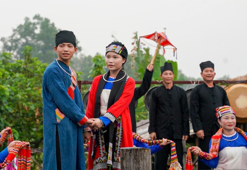 Tái hiện Lễ cưới hai lần của dân tộc Thái, tỉnh Thanh Hoá - Ảnh 7.