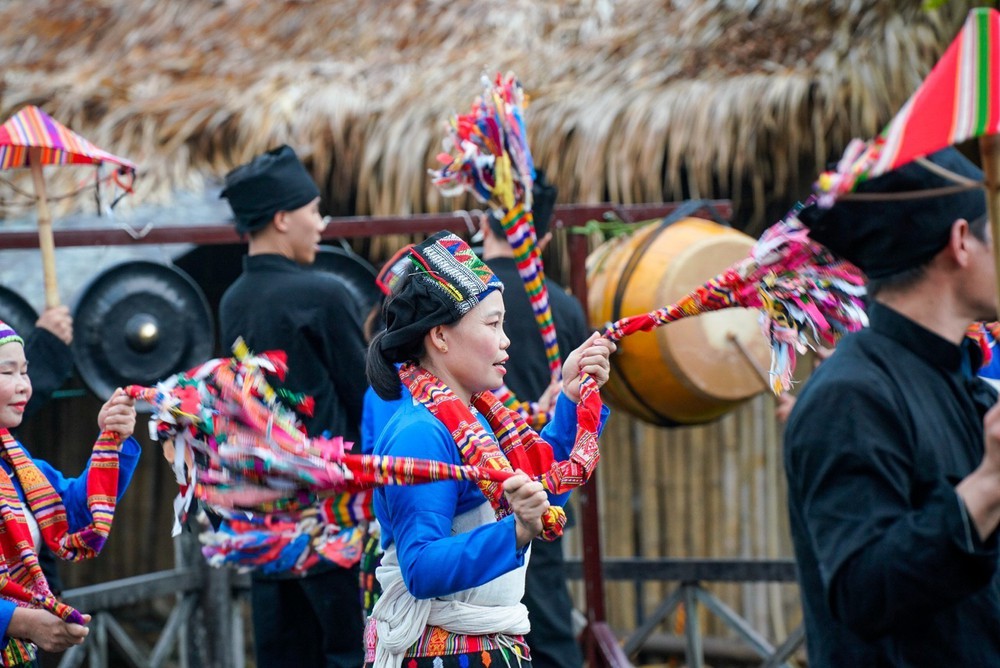Tái hiện Lễ cưới hai lần của dân tộc Thái, tỉnh Thanh Hoá - Ảnh 2.