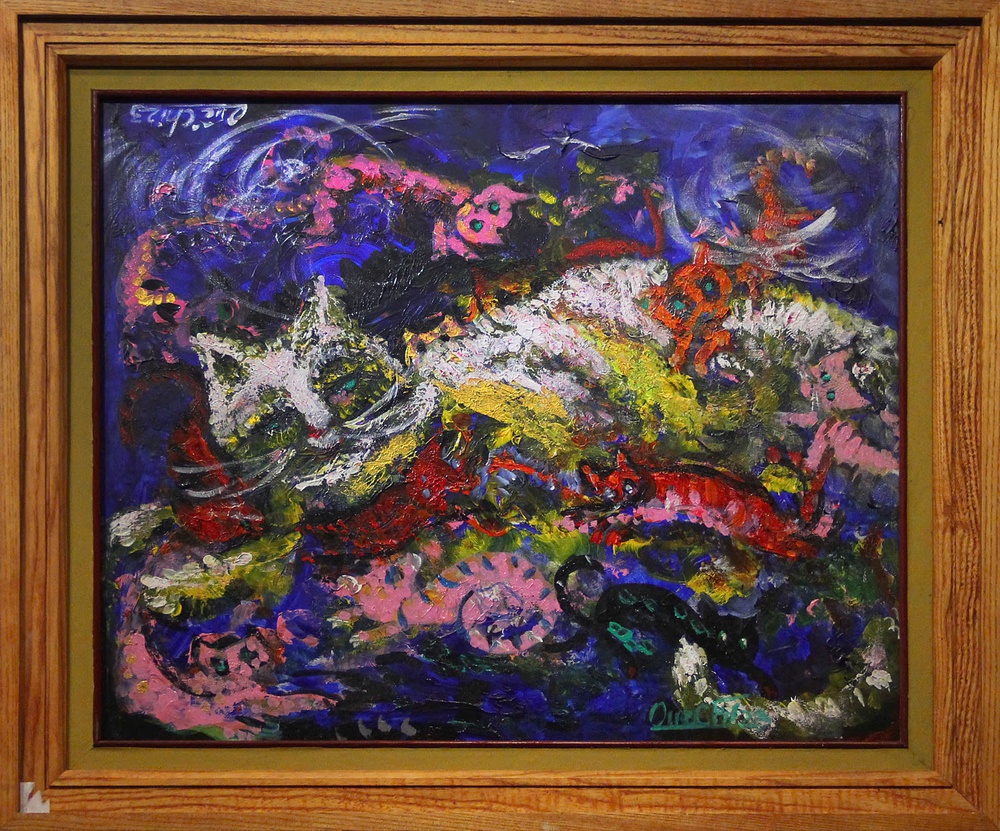 Những nhân vật bước ra từ tranh trong triển lãm Tương giao 2 của Họa sĩ Quế Chi - Ảnh 15.