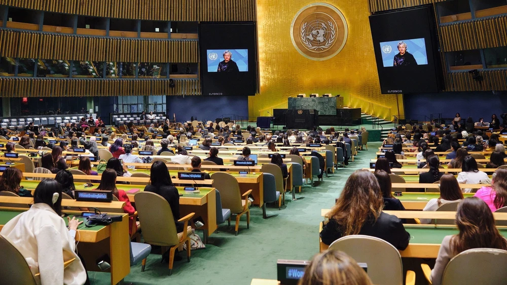 Việt Nam cam kết hành động vì bình đẳng giới và xóa bỏ bạo lực đối với phụ nữ - Ảnh 2.