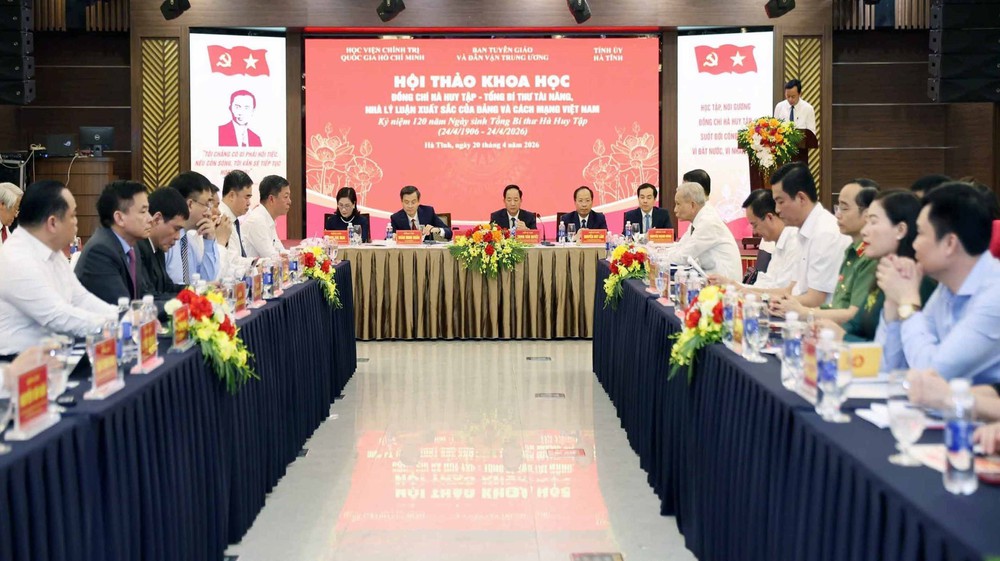 Trưởng Ban Tuyên giáo và Dân vận Trung ương Trịnh Văn Quyết: Tổng Bí thư Hà Huy Tập là Ngọn đuốc lý luận của Cách mạng Việt Nam  - Ảnh 3.