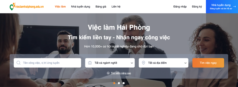 Vieclamhaiphong.edu.vn kênh việc làm Hải Phòng uy tín cho người tìm việc - Ảnh 1.