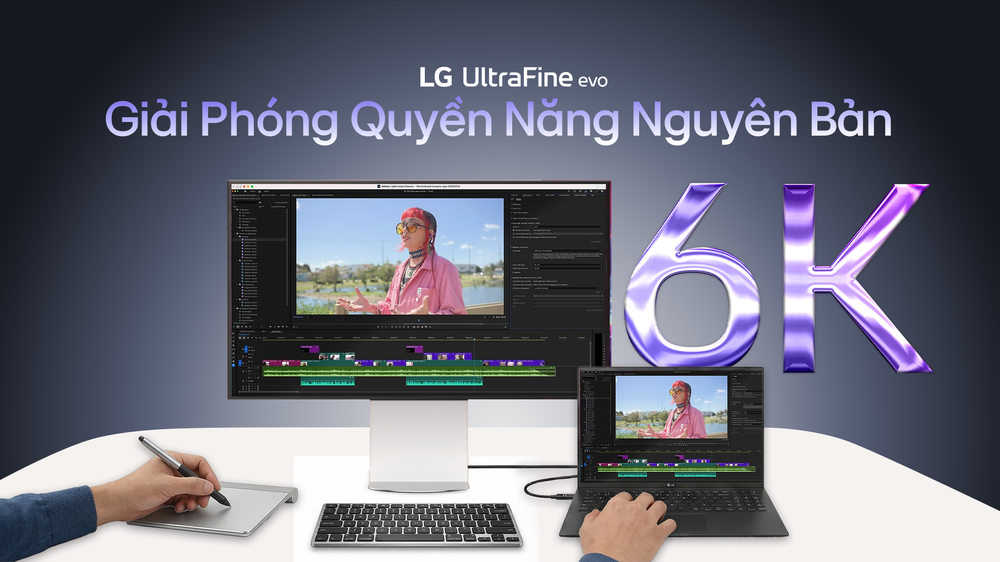 LG ra mắt màn hình 6K trang bị chuẩn kết nối Thunderbolt™ 5 - Ảnh 1.