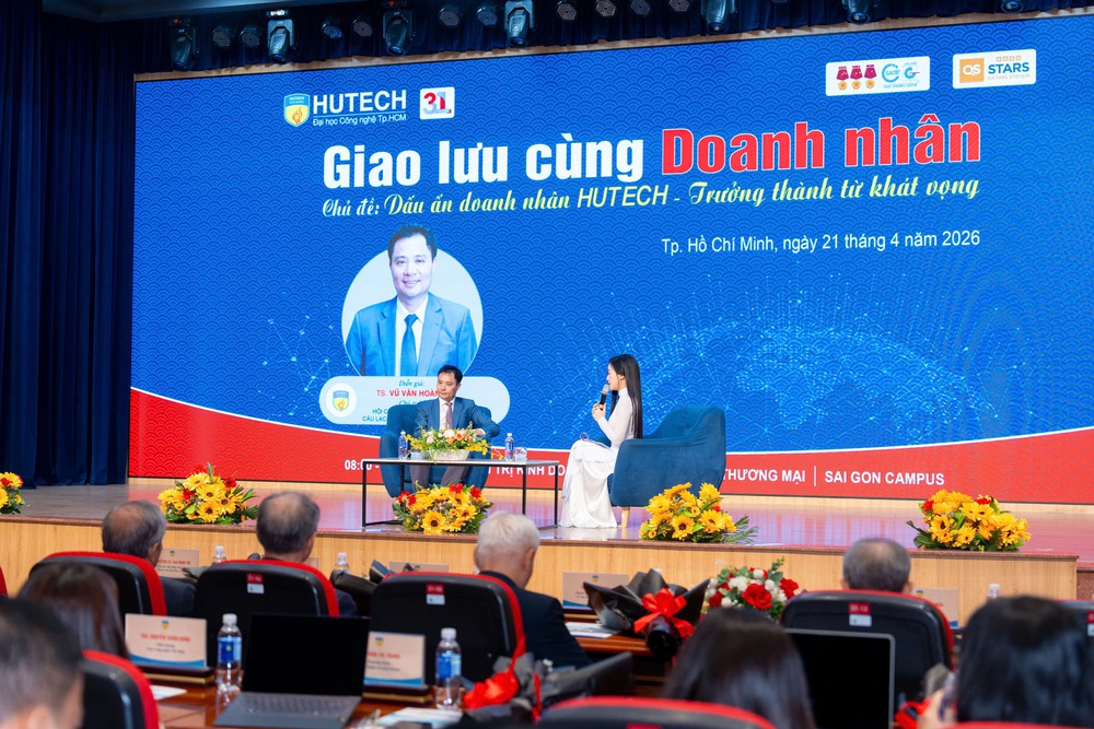 Lễ tri ân thầy cô nhân và Dấu ấn doanh nhân HUTECH - Ảnh 2.