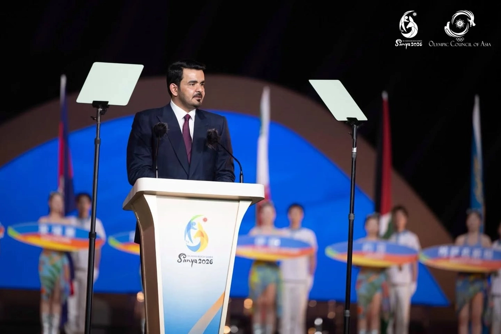 Lễ khai mạc Đại hội Thể thao Bãi biển châu Á 2026: Rực rỡ trong đêm hội của biển và bầu trời - Ảnh 11.