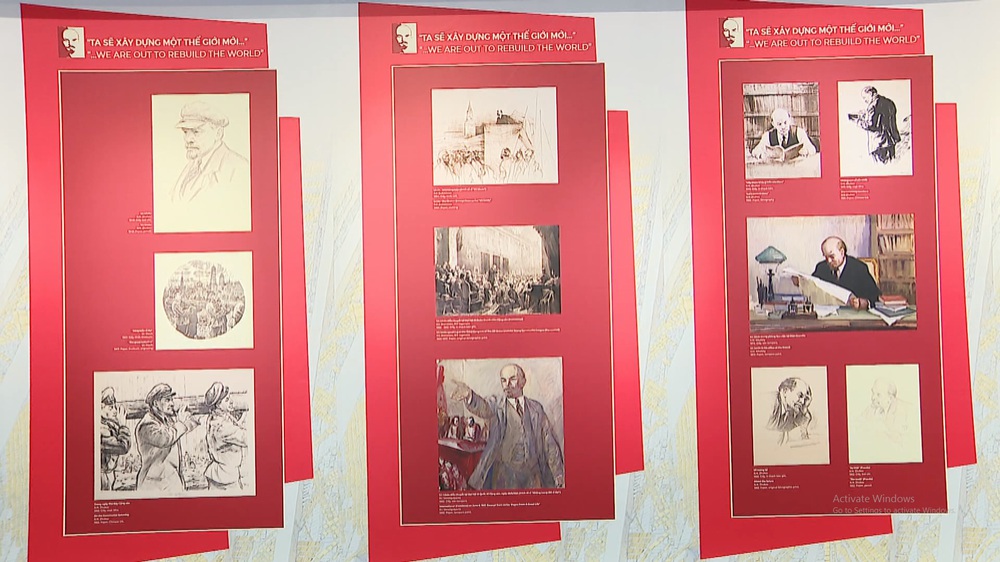 Cuộc đời và sự nghiệp của V.I.Lenin qua 156 hình tượng trưng bày tại Bảo tàng Hồ Chí Minh - Ảnh 9.