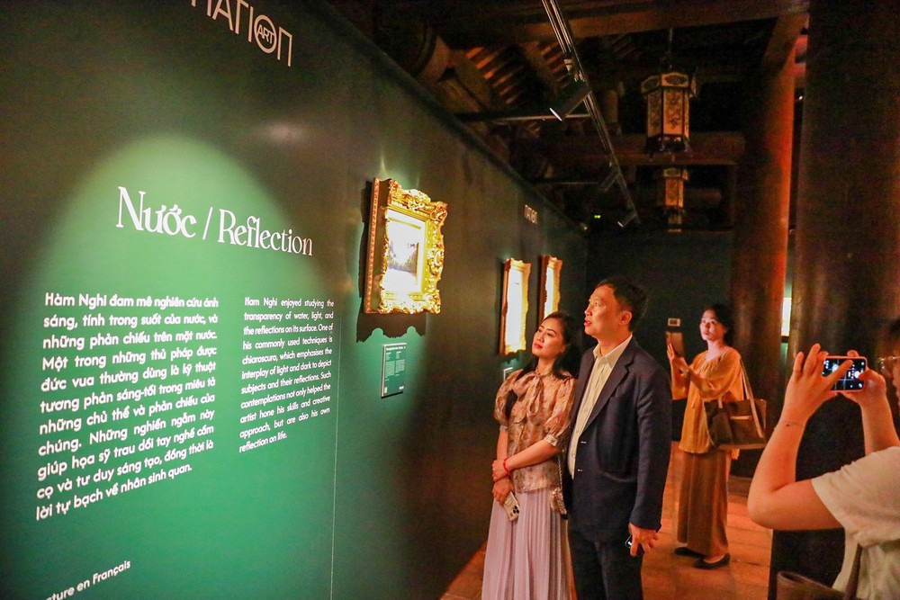 Hà Nội: Triển lãm 20 tác phẩm hội họa tiêu biểu của Vua Hàm Nghi - Ảnh 7.