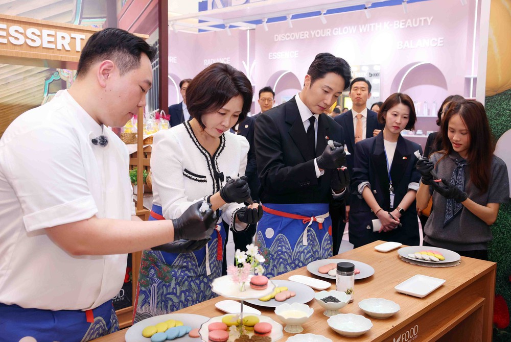 Phu nhân Tổng thống Hàn Quốc tham dự Lễ hội Văn hóa và Du lịch Hàn Quốc 2026 tại Hà Nội - Ảnh 3.